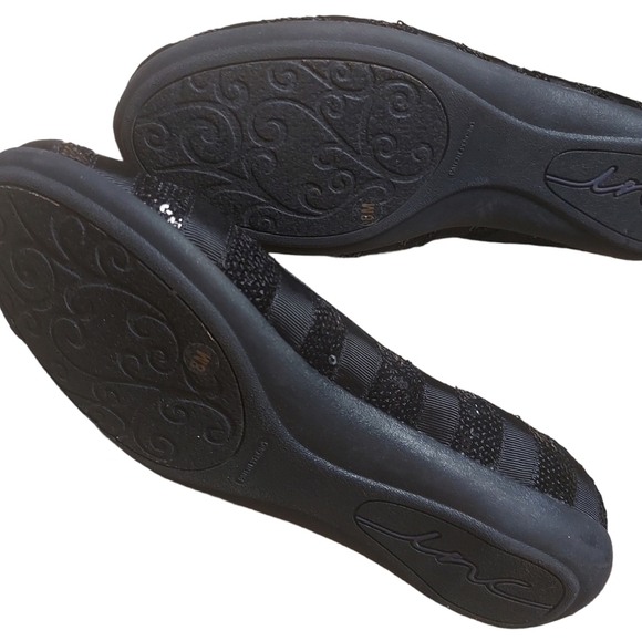 8 INC black shoes with sequins - Picture 3 of 6